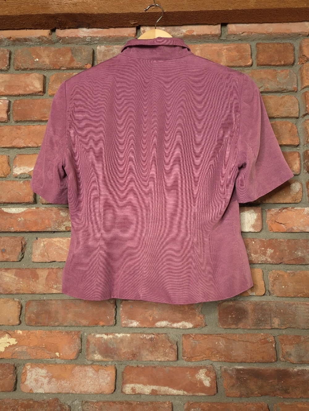 Vintage Monsoon 2 Piece Dress Set UK Made Pink Textured Blazer Slip Dress Rare - Picture 5 of 12